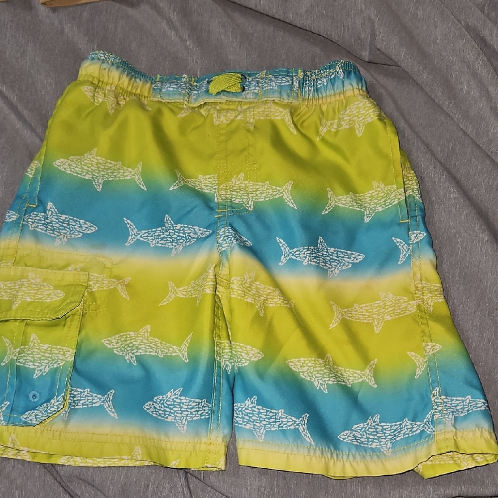 Target Kids Swim Trunks - Blue and Yellow